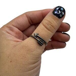 James Avery Sterling Silver 925 Boho Native Arrow Ring D14Q Vintage D14Q